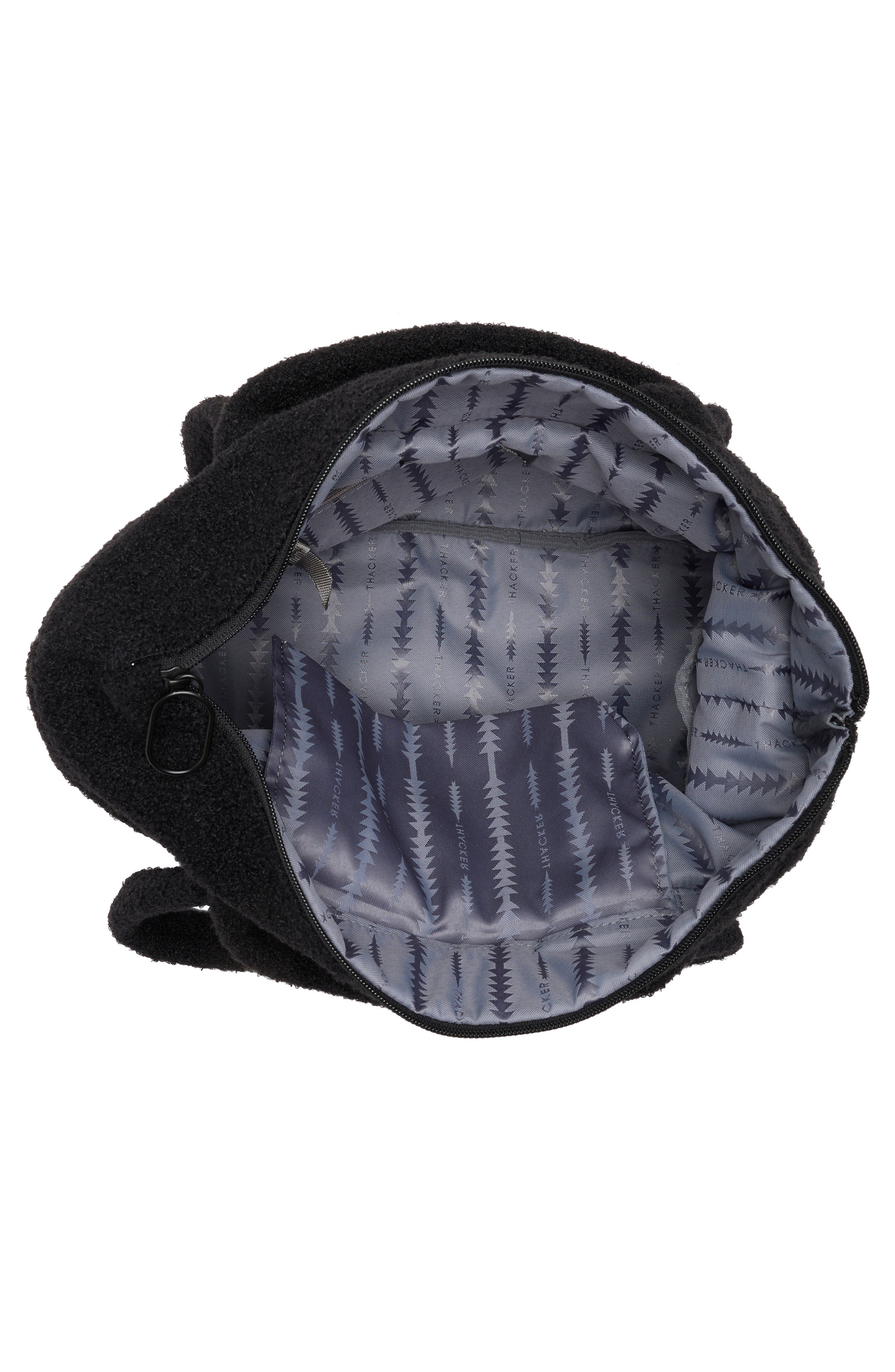 Thacker Glenn Medium Teddy Tote, Alternate, color, Black