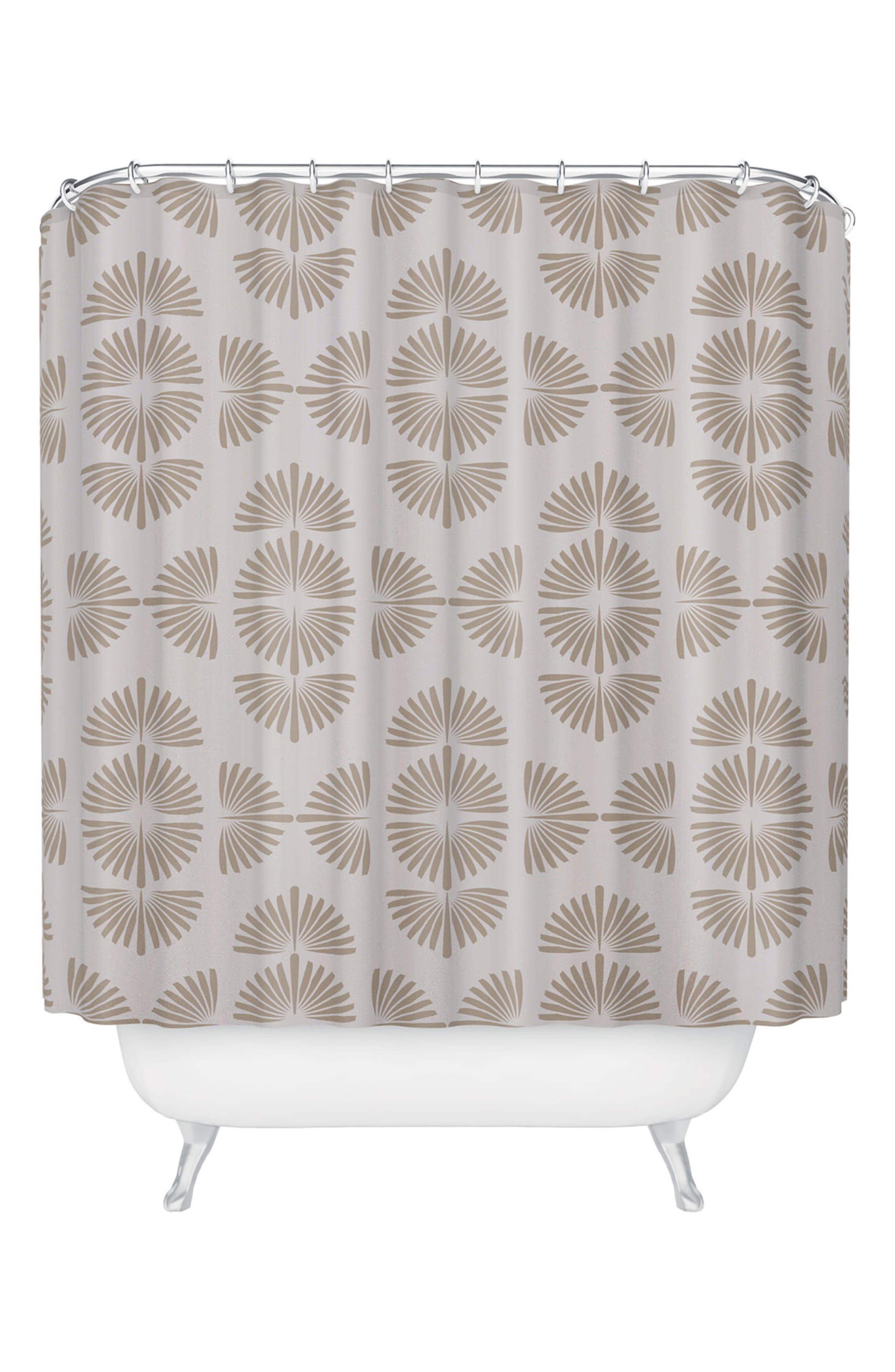 Deny Designs Orio Neutral Print Shower Curtain