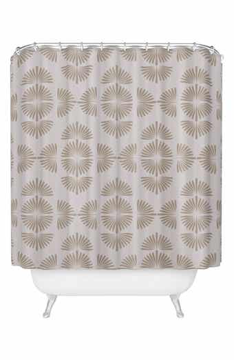 Orio Neutral Print Shower Curtain
