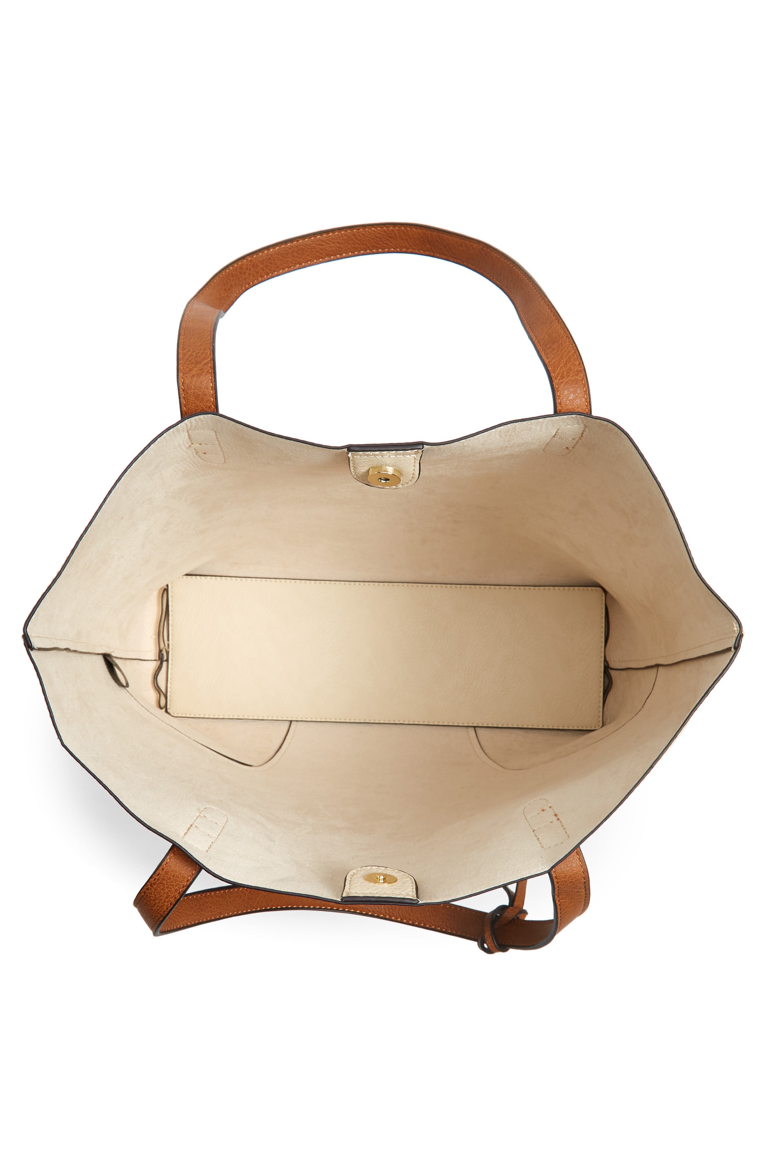 Sole Society Lilyn Faux Leather Tote, Alternate, color, 