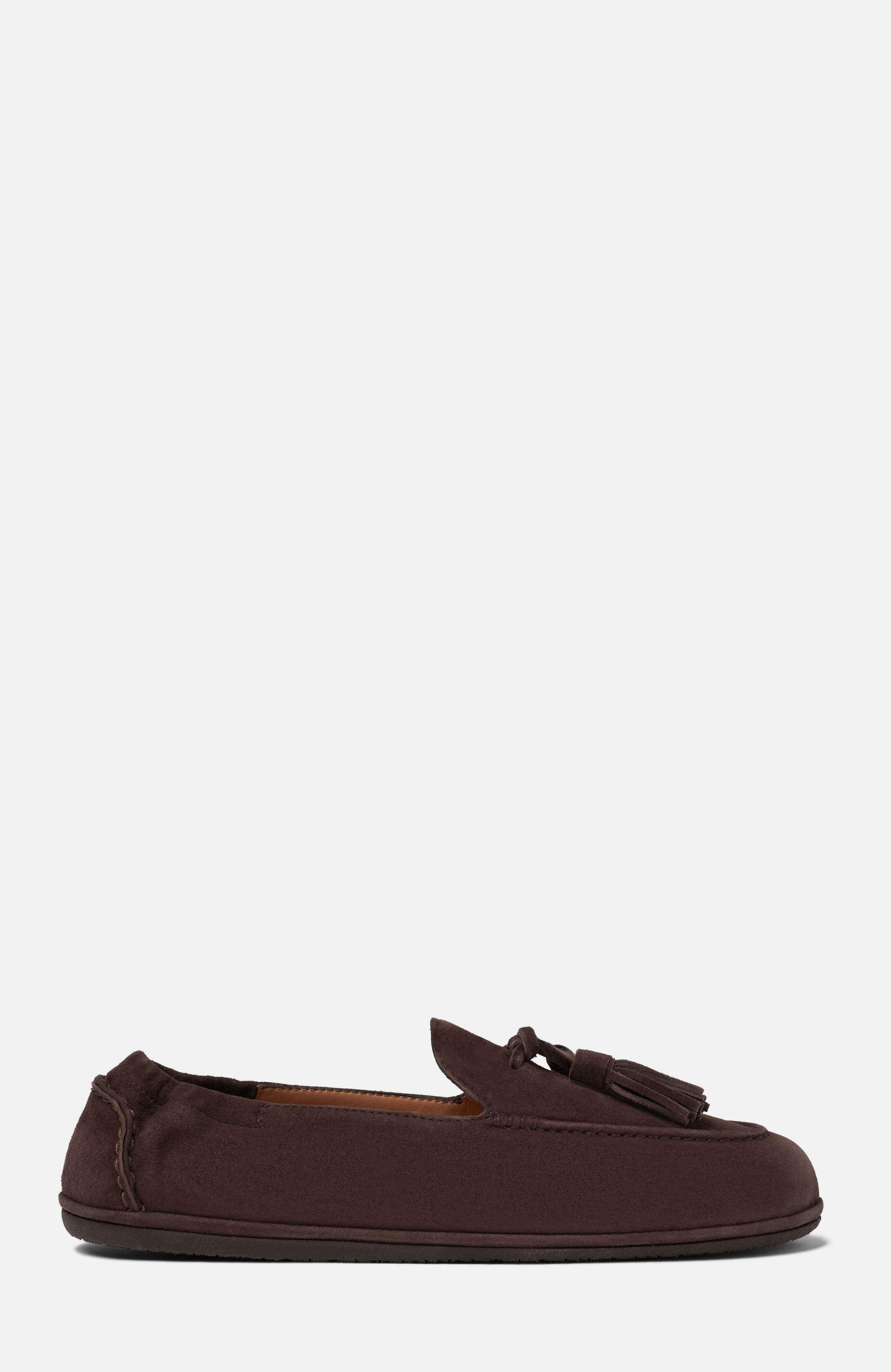 SCAROSSO Anais Loafers, Alternate, color, Brown - Suede