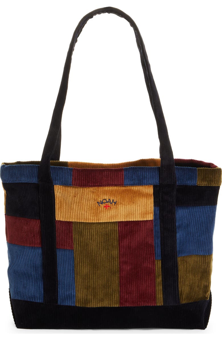 Baracuta x Noah Patchwork Corduroy Tote, Main, color,