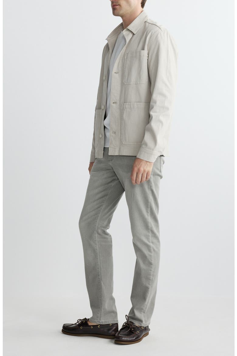 Sean DL Twill Shirt Jacket, Alternate, color, CHALK