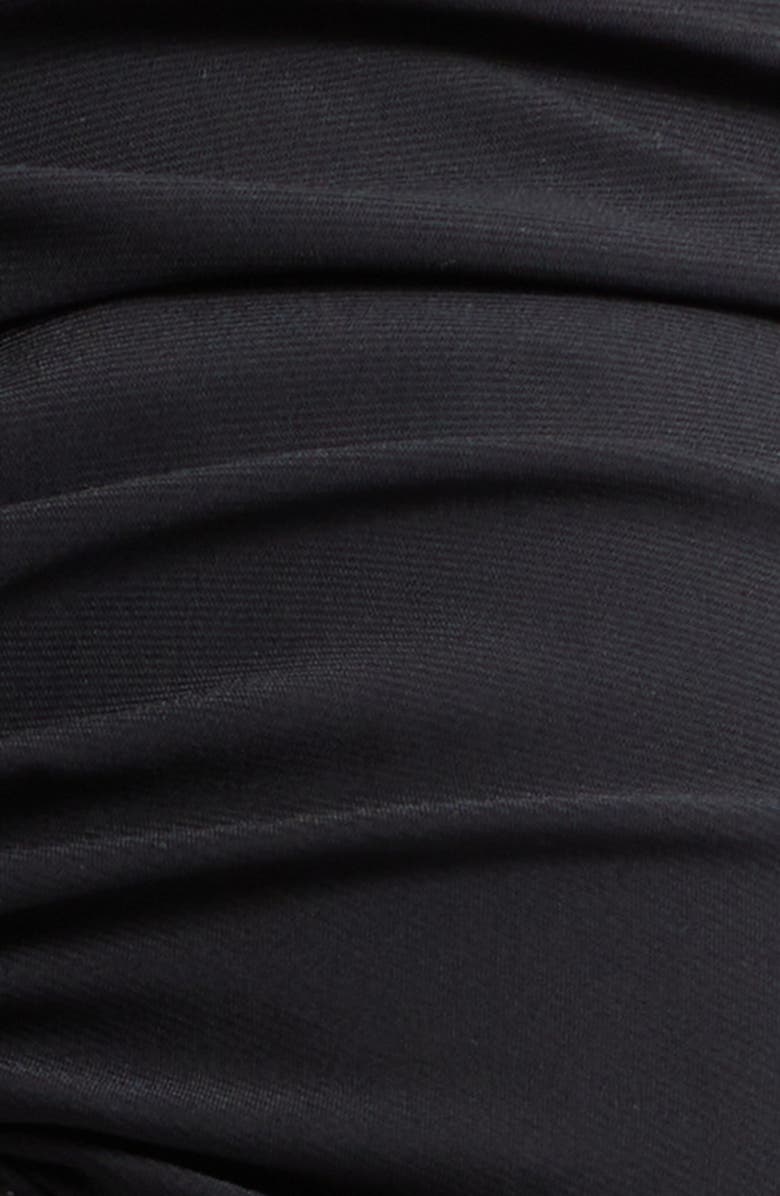 Rick Owens Bandeau Bikini Top, Alternate, color, Black