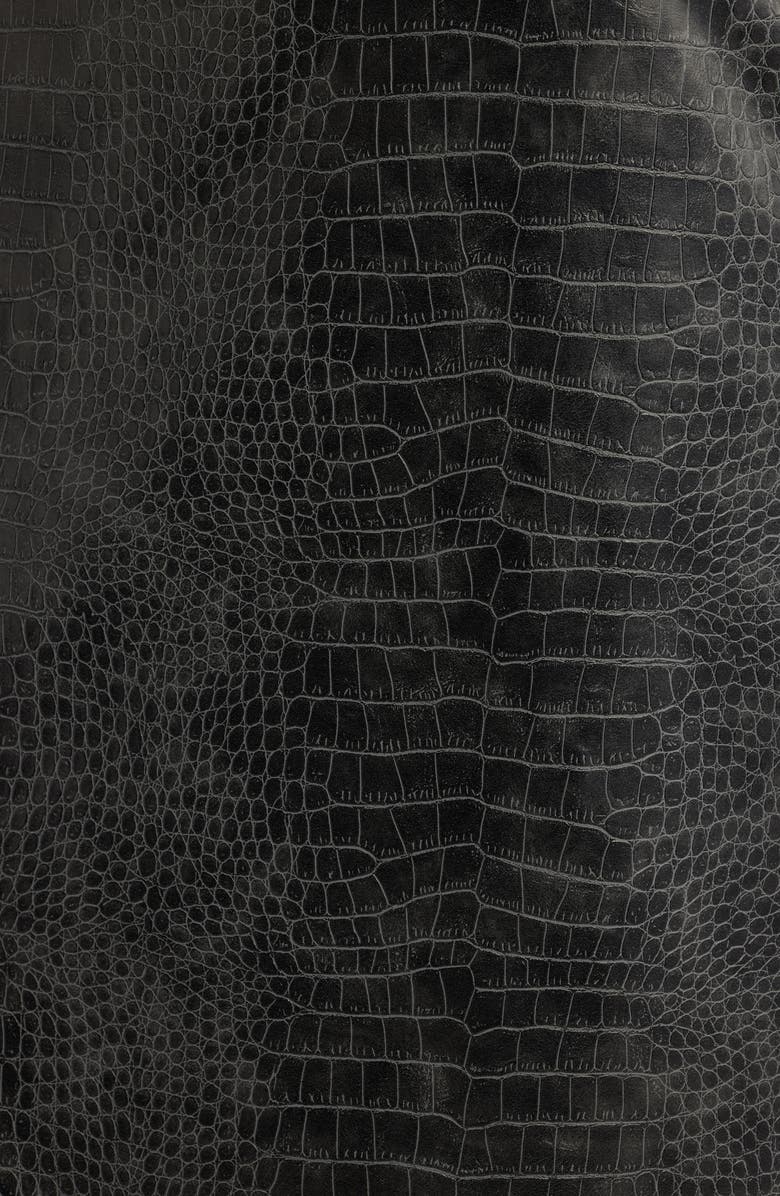 Anne Klein Skimmer Faux Leather Skirt, Alternate, color, 