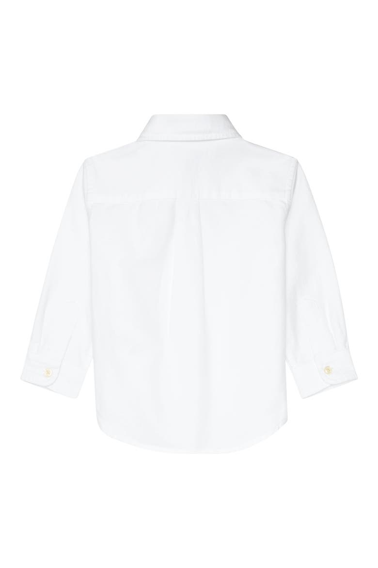 Cotton Oxford Shirt, Alternate, color, WHITE
