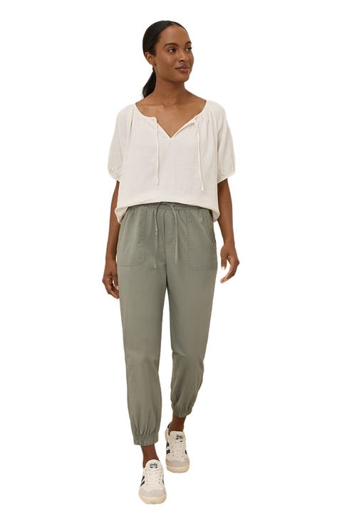Organic Cotton Monterey Poplin Jogger