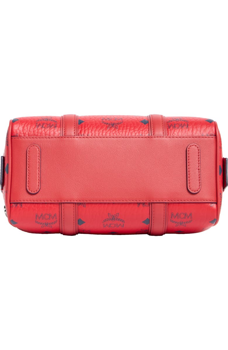 MCM Aren Visetos Barrel Bag, Alternate, color,