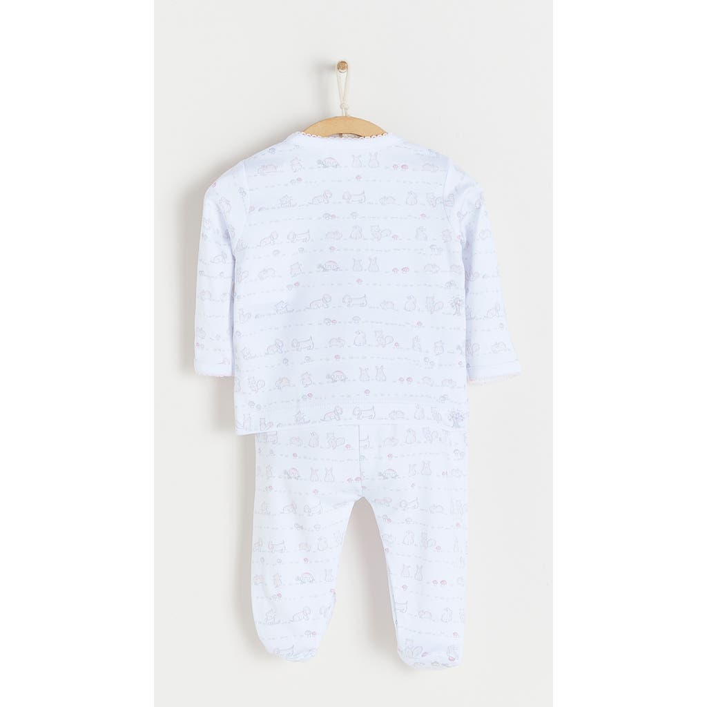 Babycottons Set Batita Ranita In The Wood For Infant In White