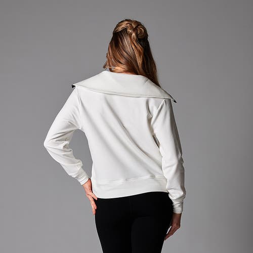 Tavi Cozy Collared Sweatshirt In Gray