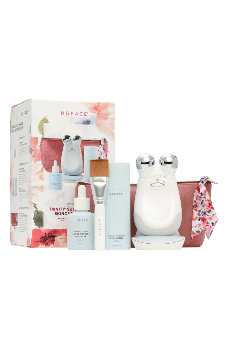 NuFACE<sup>®</sup> Trinity<sup>®</sup> Supercharged Facial Toning & Skin Care Set USD $513 Value, Main, color,