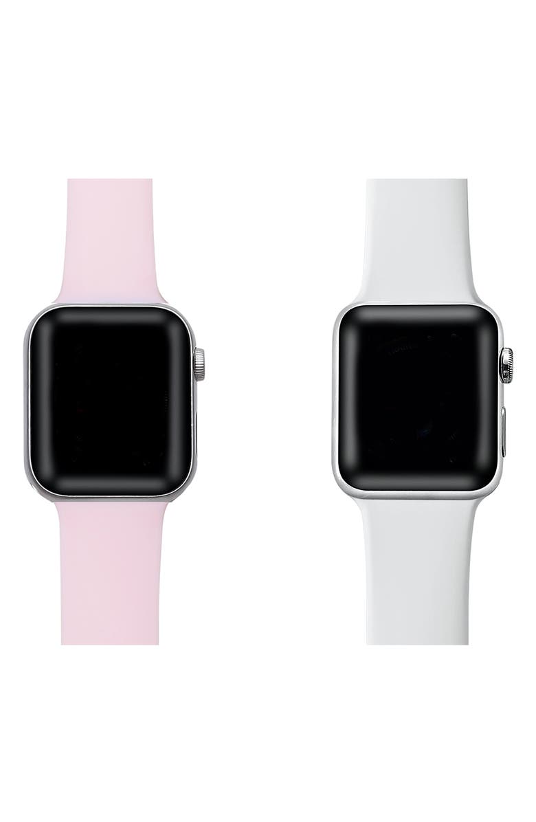Posh Tech Assorted 2-Pack Silicone Apple Watch<sup>®</sup> Watchbands, Alternate, color, 