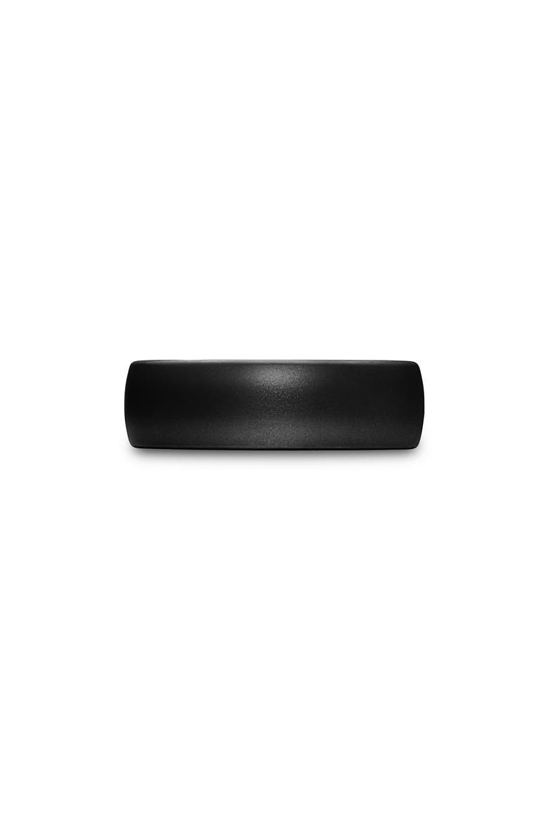 Streamline Band Ring in Black Titanium, 7.6mm, Main, color, WEDDING