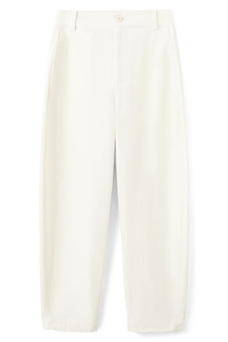 Straight Leg Cotton Pants, Alternate, color, ECRU