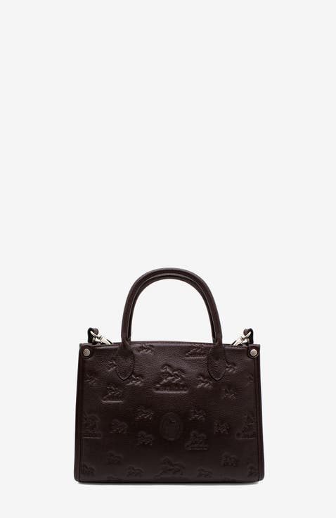 Cavalo Lusitano Embossed Leather Handbag 480