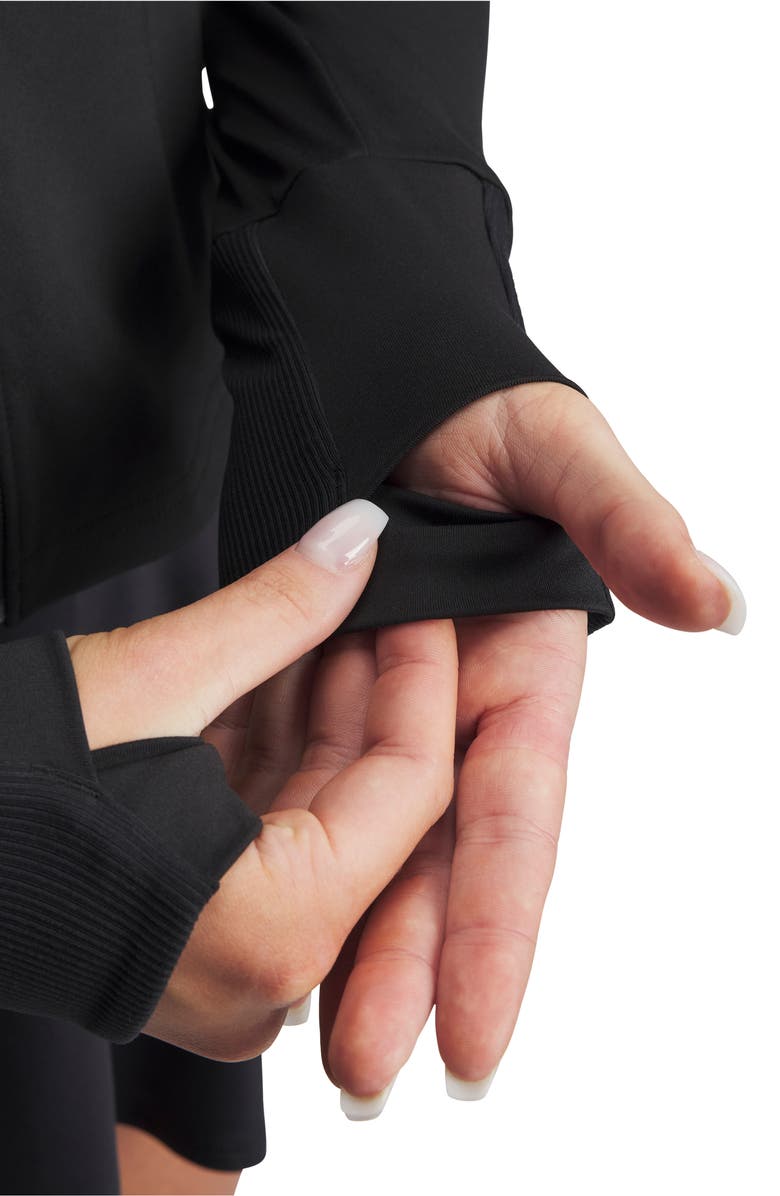 Under Armour Meridian Performance Knit Jacket, Alternate, color, Black / / Black