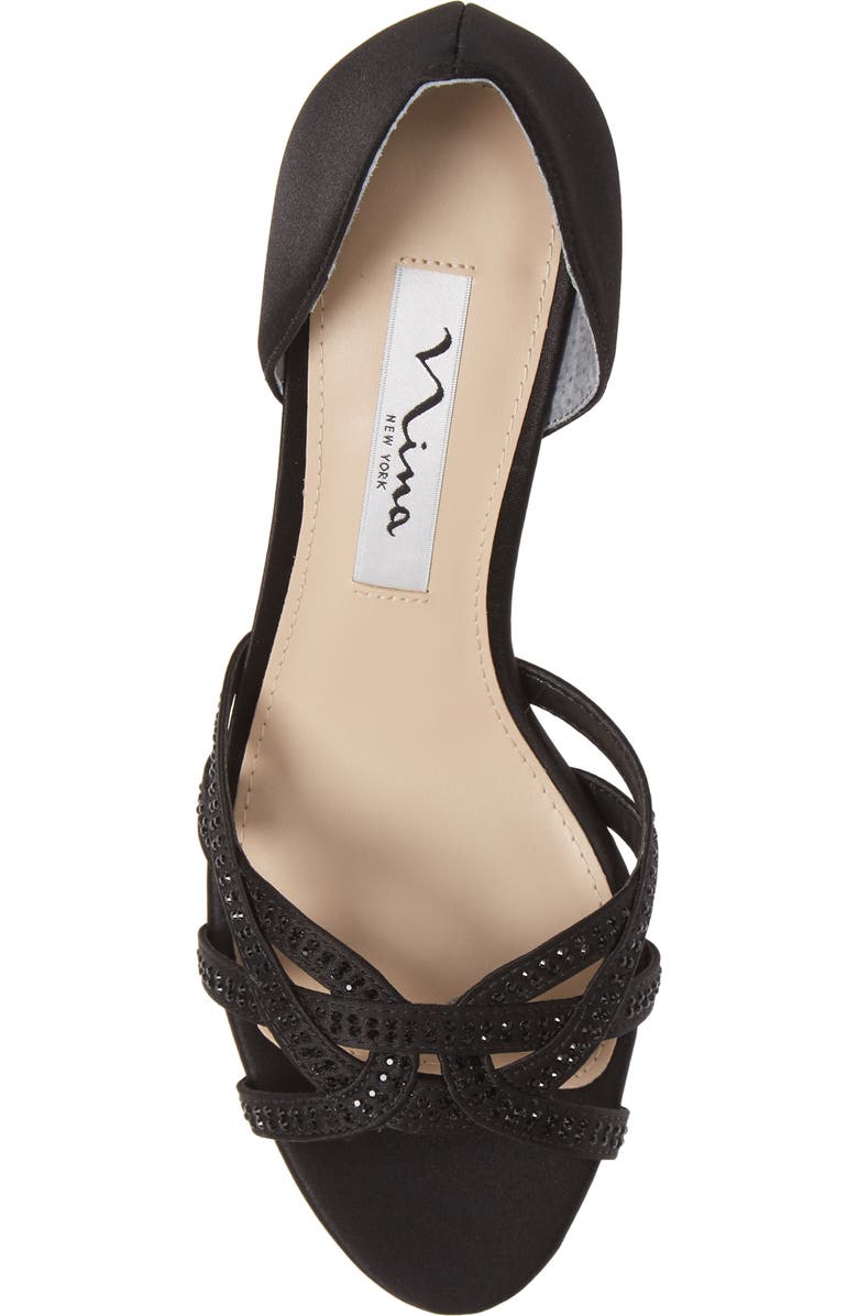 Nina Cissy Crystal Embellished Sandal, Alternate, color,