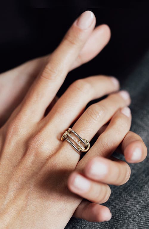 Spinelli Kilcollin Sonny Diamond Linked Rings In Multi