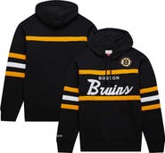Mitchell & Ness Men's Mitchell & Ness Black Boston Bruins Head Coach Pullover Hoodie