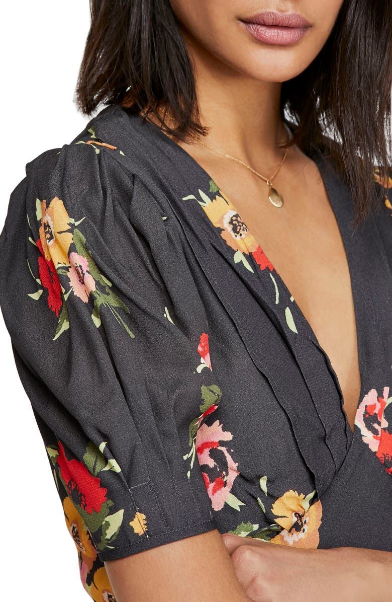 Free People Neon Garden Minidress, Alternate, color, 