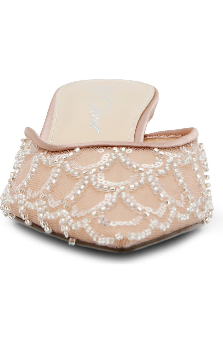 Betsey Johnson Ellis Sequin Mule, Alternate, color, Beige