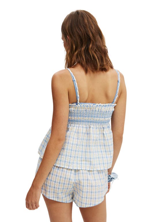 COTTON ON BODY COTTON ON BODY SHIRRED WOVEN SLEEP SET