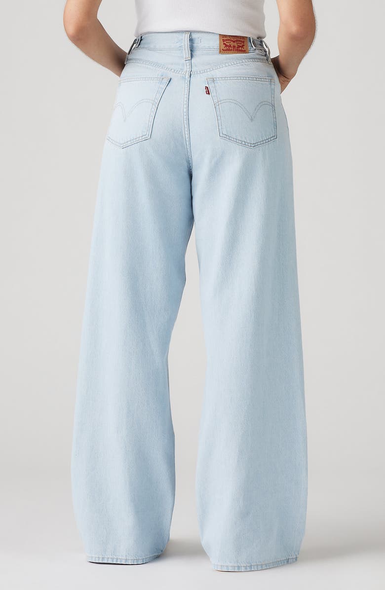 Levi's<sup>®</sup> Cinch High Waist Baggy Wide Leg Jeans, Alternate, color,