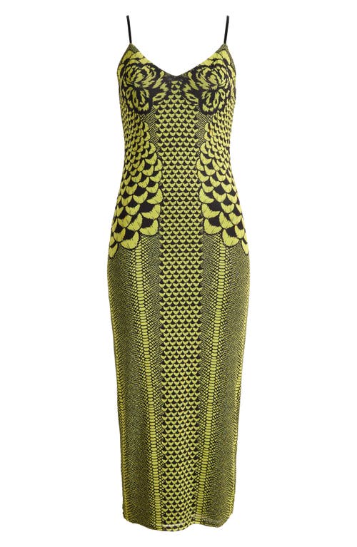 AFRM AFRM AMINA MESH MIDI SLIPDRESS