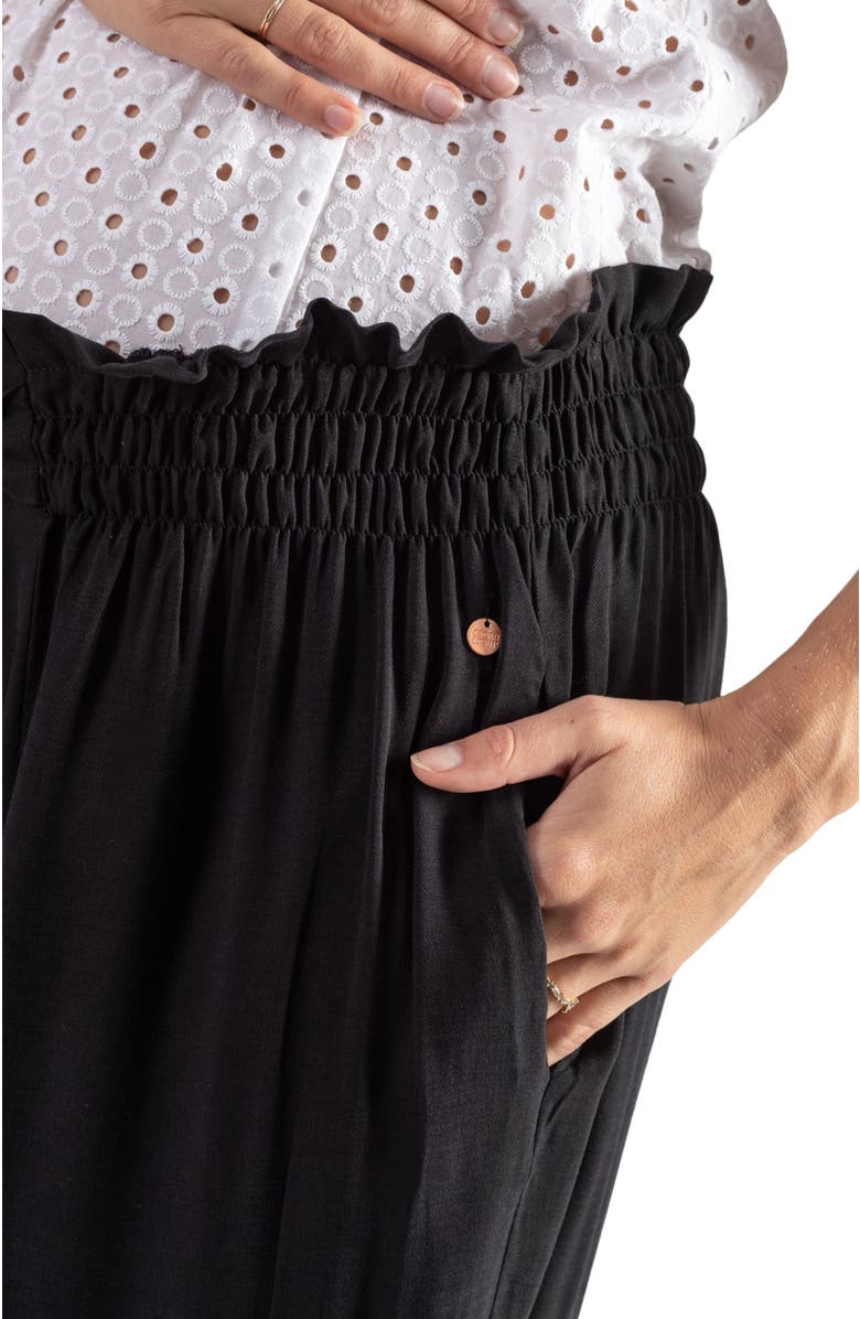 Cache Coeur Maternity Pants Sahel, Alternate, color, Black