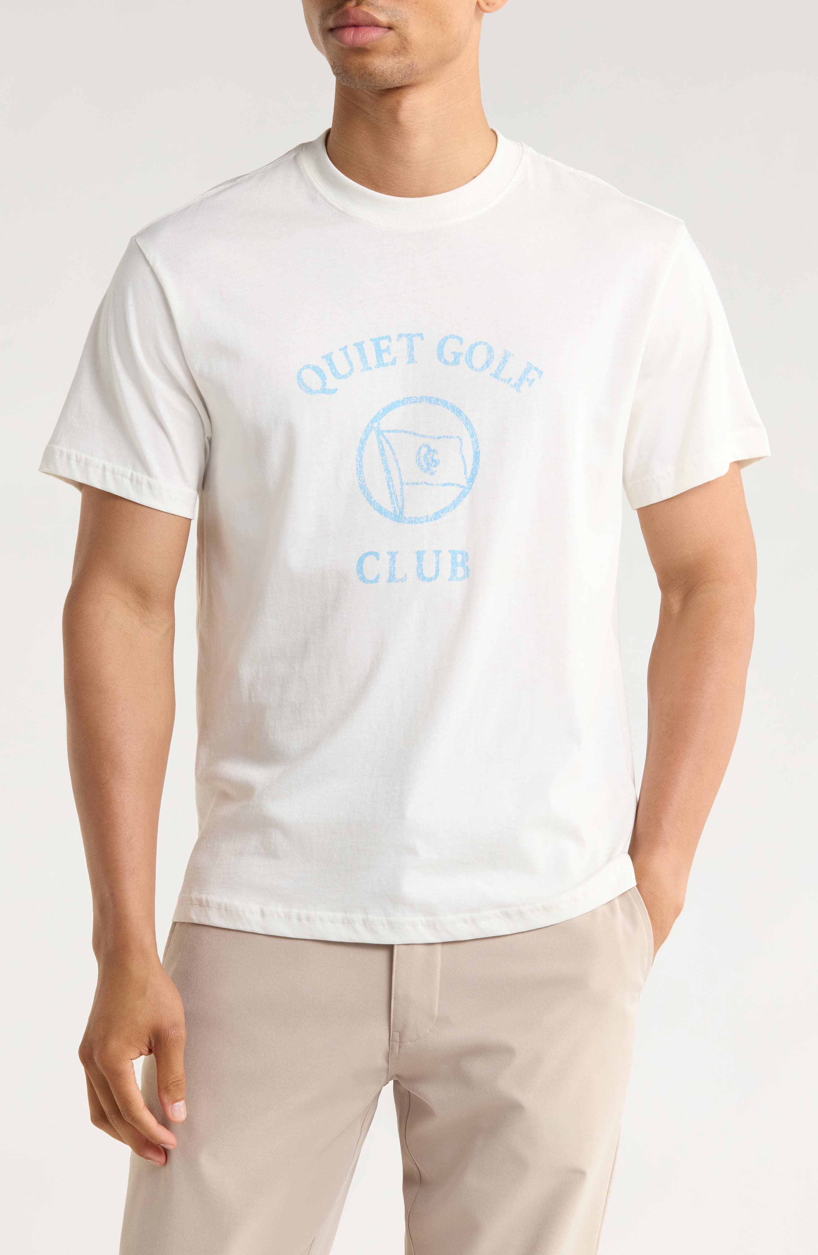 Quiet Golf Bay Club Cotton Graphic T-Shirt