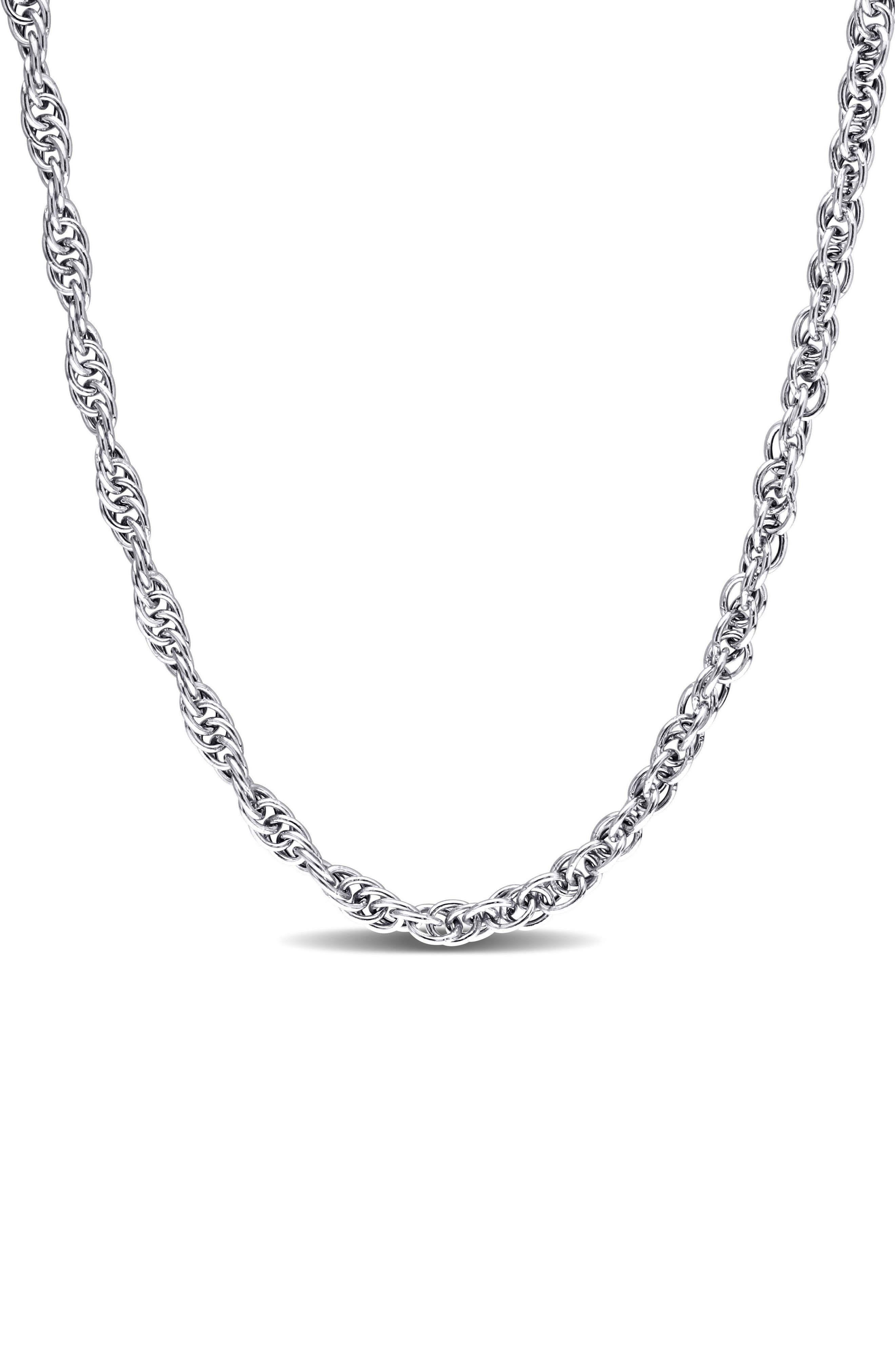 DELMAR Singapore Link Chain Necklace