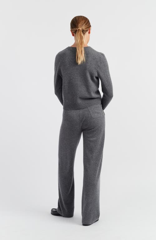 Chinti & Parker Pure Cashmere Cropped Sweater In Gray