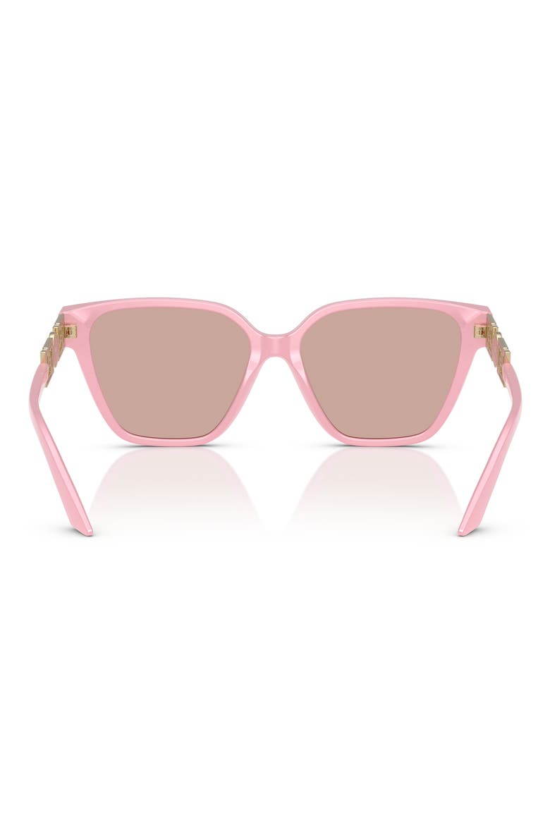 56mm Butterfly Sunglasses, Alternate, color, PINK GRADIENT