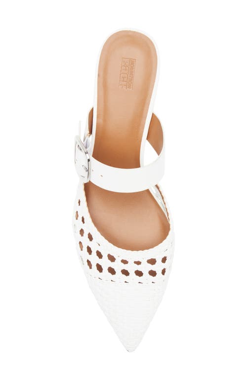 Nordstrom Rack Fawn Woven Mule In White