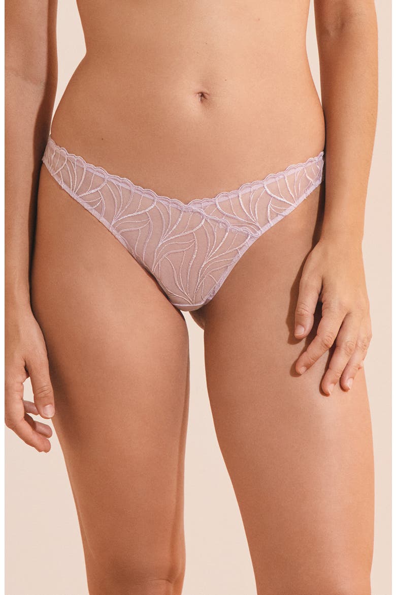 Envolee Tanga Panties, Main, color, LILAC