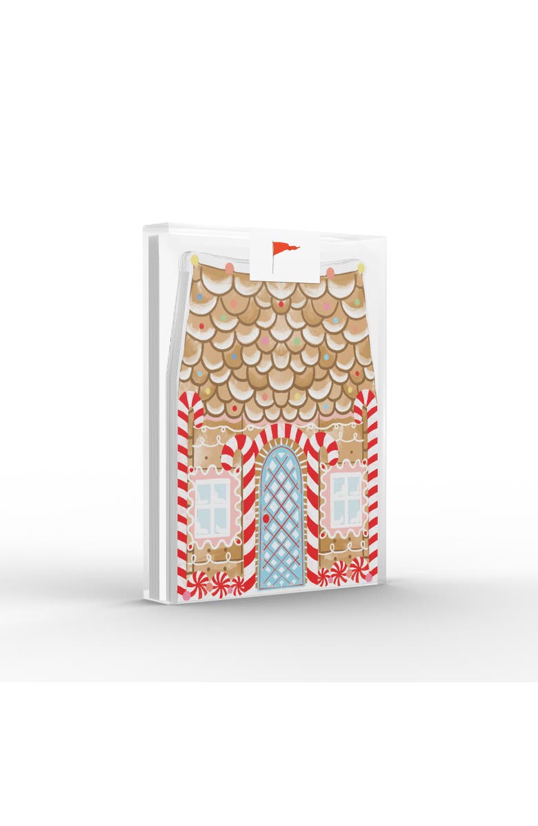 Ramus & Co Holiday/Christmas Gingerbread House Greeting Card Pack, Main, color, Multi-Pack