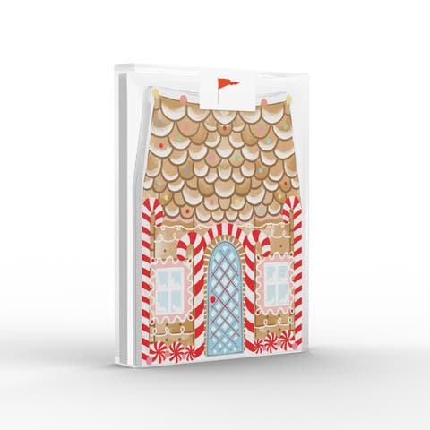 Holiday/Christmas Gingerbread House Greeting Card Pack (8 ct.)