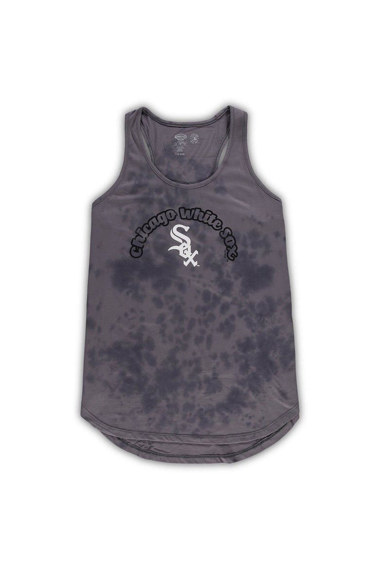 Women's Concepts Sport Charcoal Chicago White Sox Plus Size Jersey Tank Top & Pants Sleep Set, Alternate, color, Charcoal