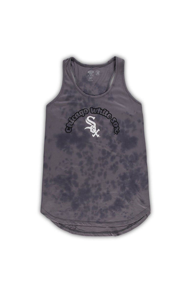 CONCEPTS SPORT Women's Concepts Sport Charcoal Chicago White Sox Plus Size Jersey Tank Top & Pants Sleep Set, Alternate, color, Charcoal