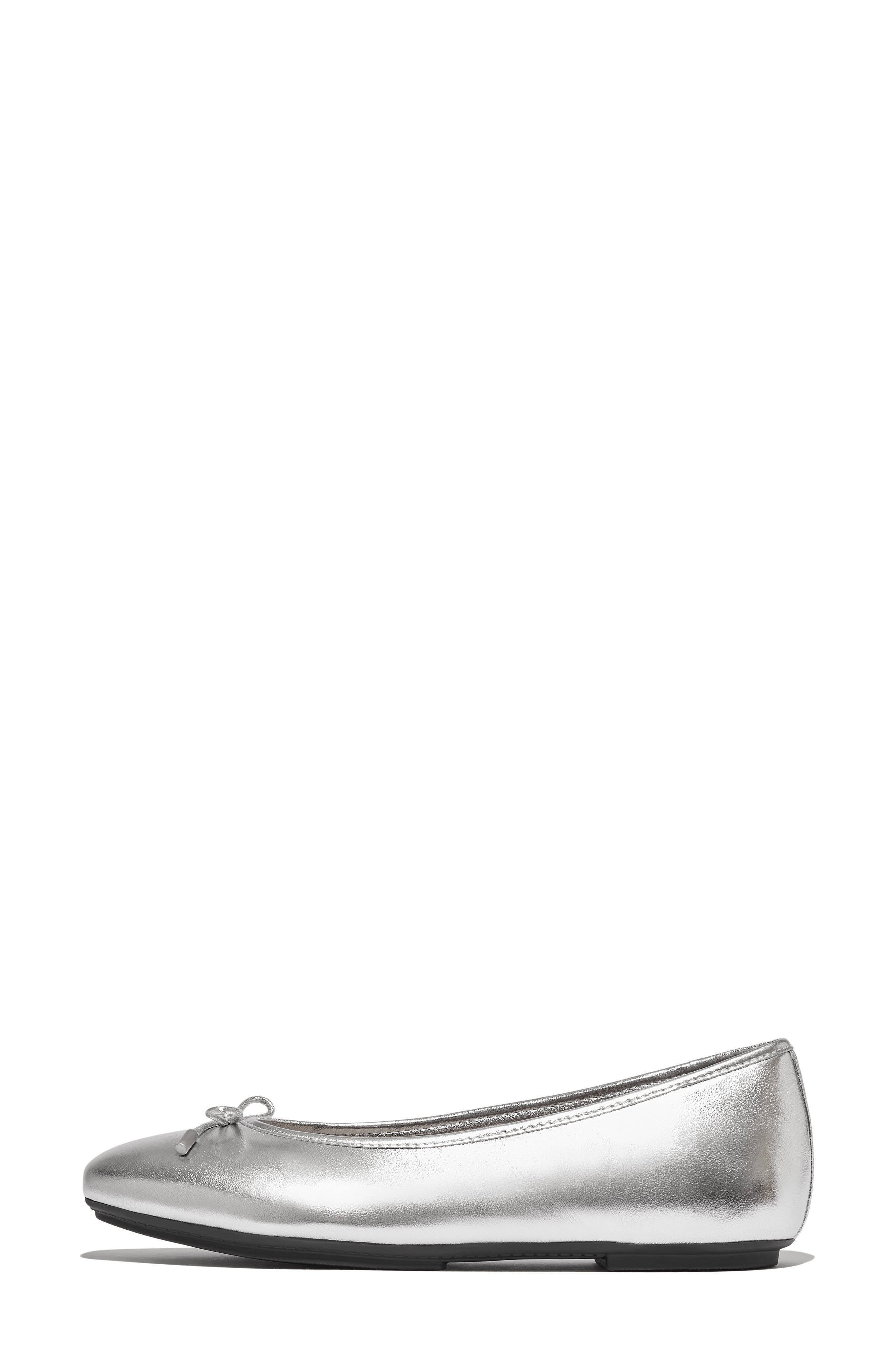 Delicato Ballet Flat, Alternate, color, SILVER