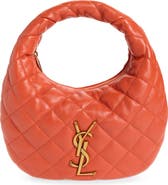 Saint Laurent Baby Icare Quilted Leather Hobo Bag