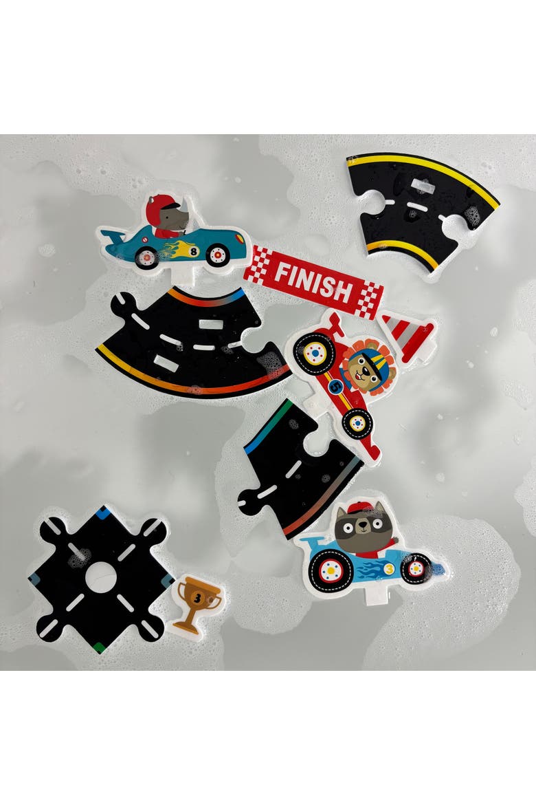 Bath Time Grand Prix, Build A Floating Racetrack, Kids 3+, Alternate, color, Multicolored