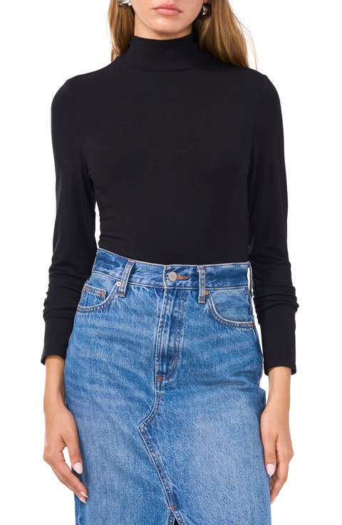 Mock Neck Top