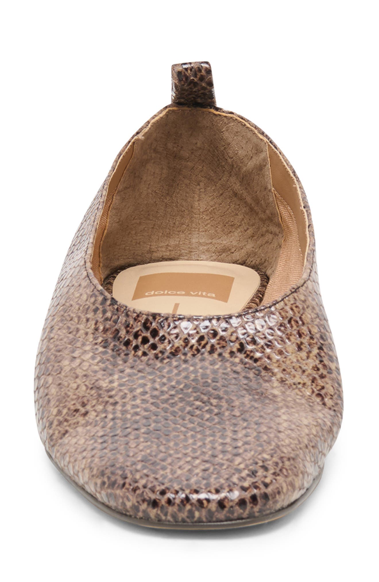 Kory Flat, Alternate, color, SNAKE PRINT EMBOSSED LEATHER