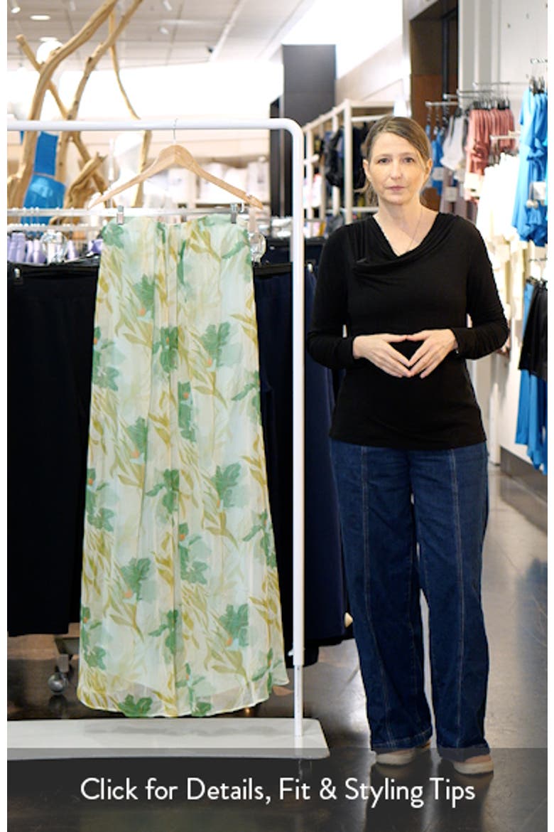 Aileen Strapless Chiffon Maxi Dress video