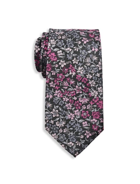 Big 
Tall Multicolored Floral Tie