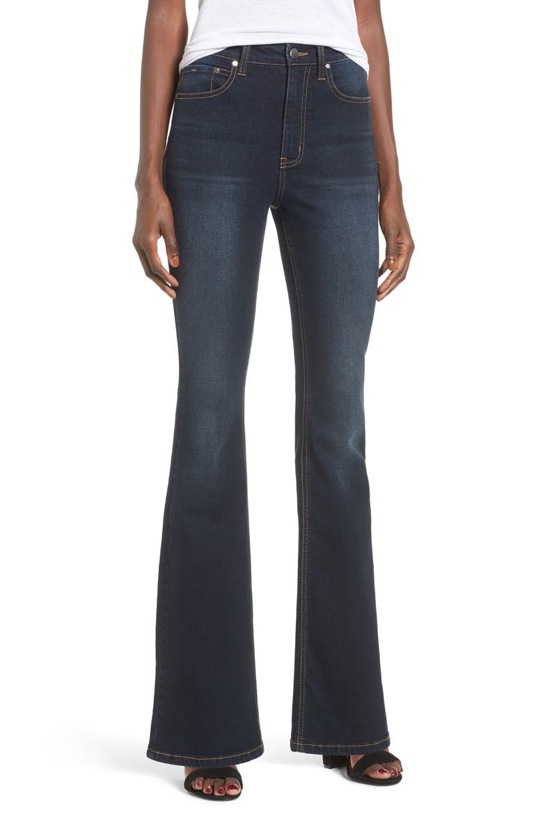 Flare Jeans, Main, color, DARK WASH