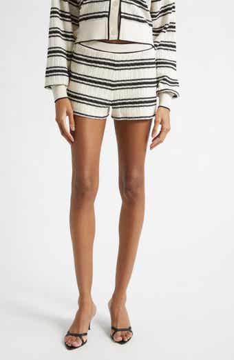Olympia Stripe Knit Shorts