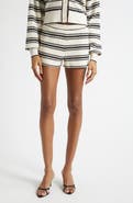 Ramy Brook Olympia Stripe Knit Shorts
