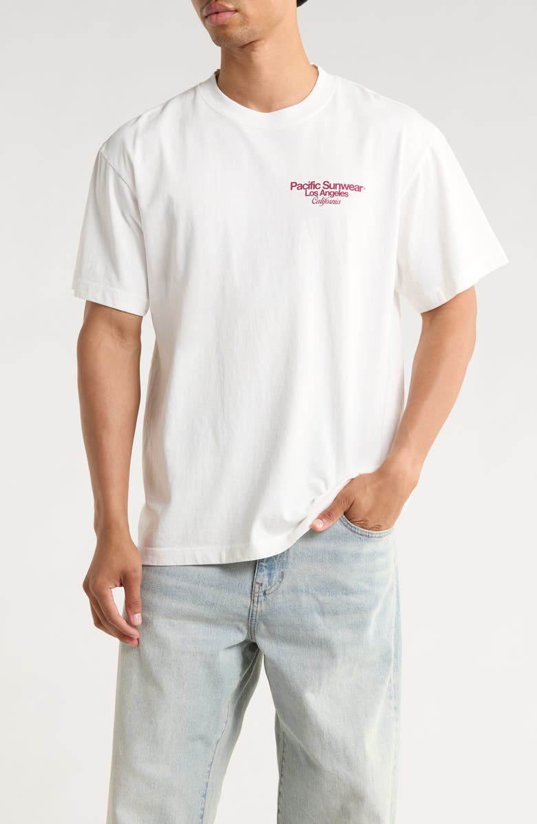 PacSun Rooted Fruit Graphic T-Shirt, Main, color, White